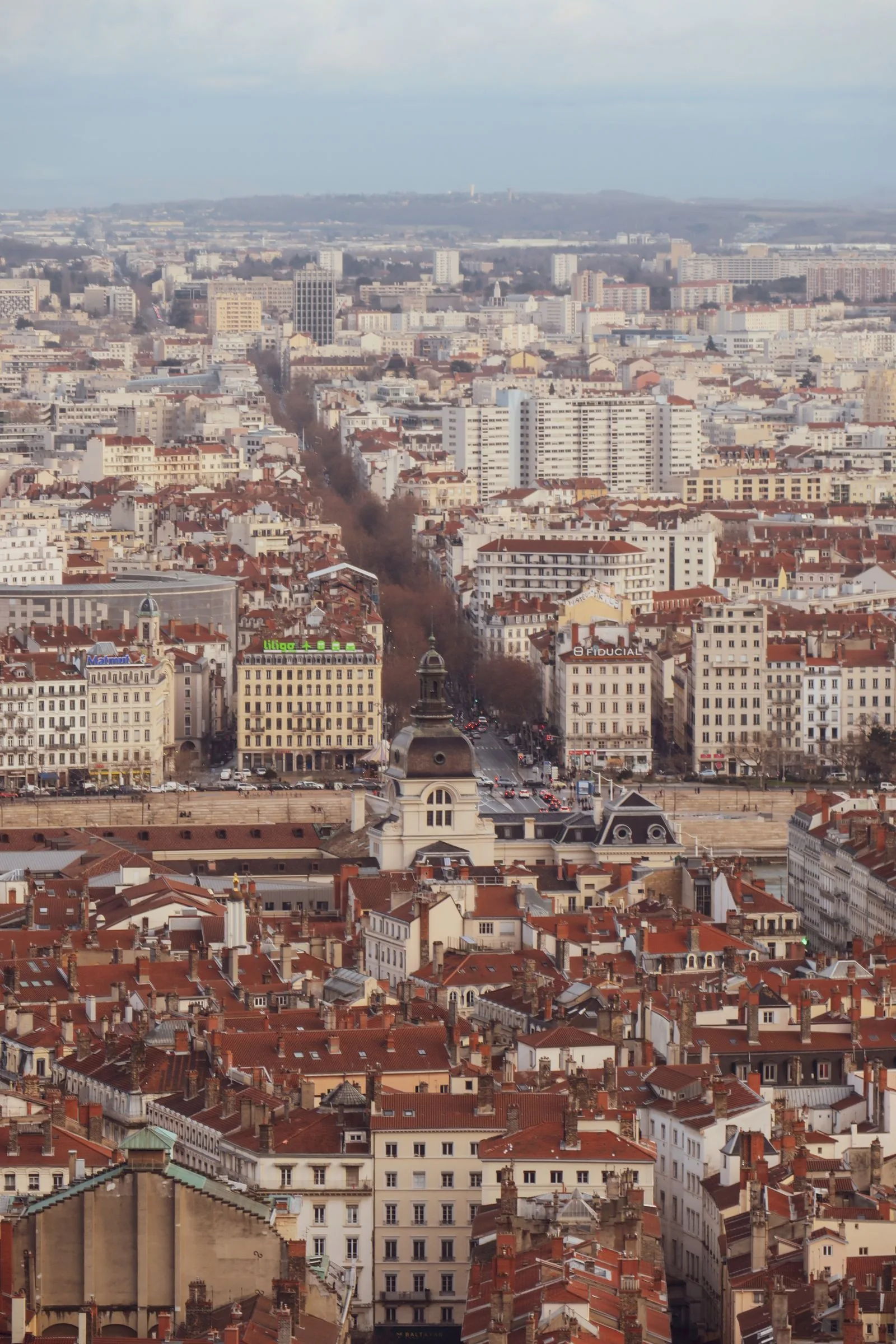 View of Lyon, France