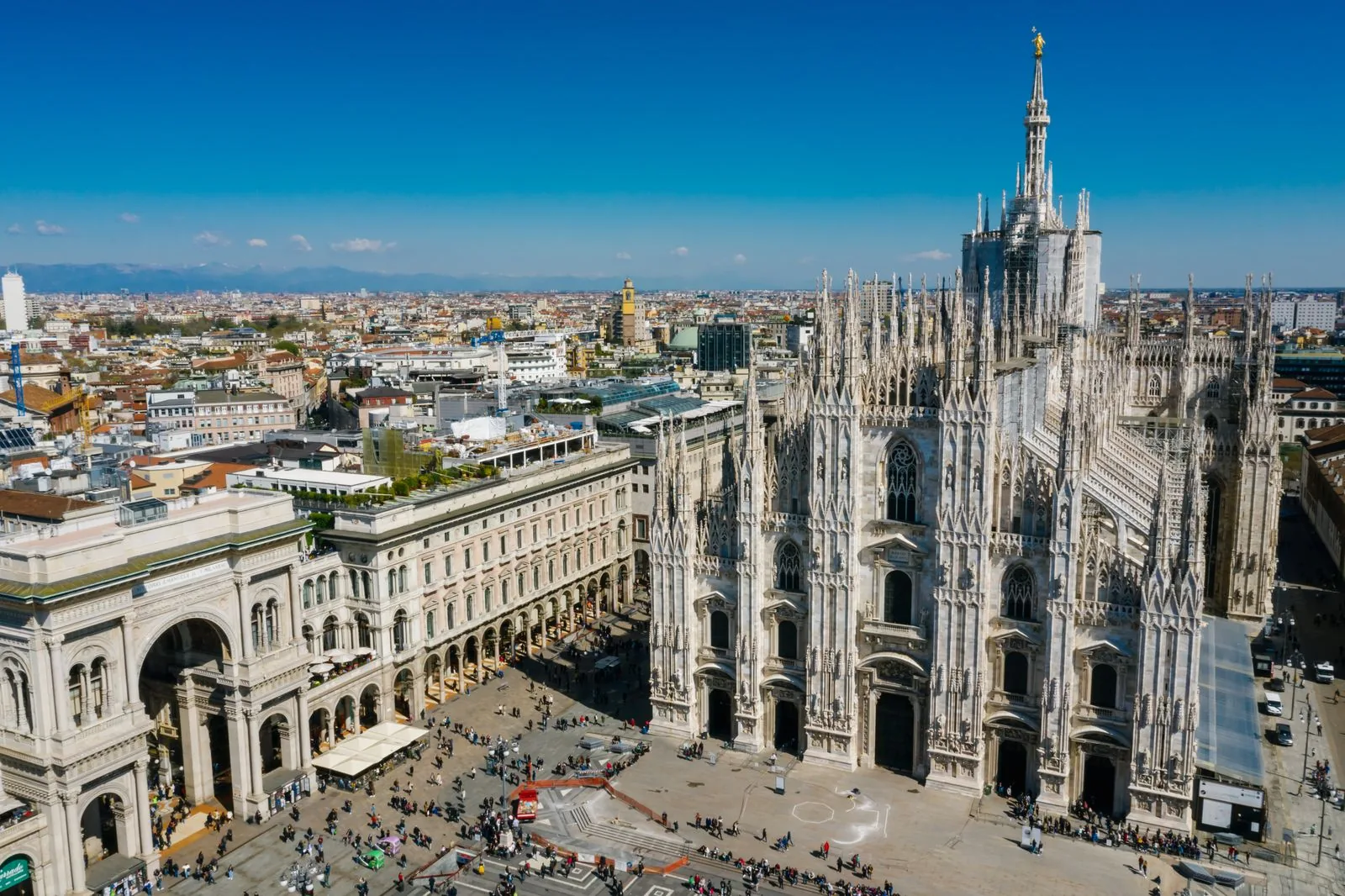 View of Milan, Italy