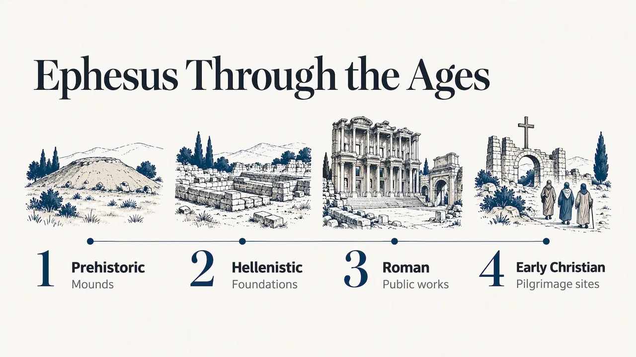 What the Ephesus archaeological site actually is — overview diagram