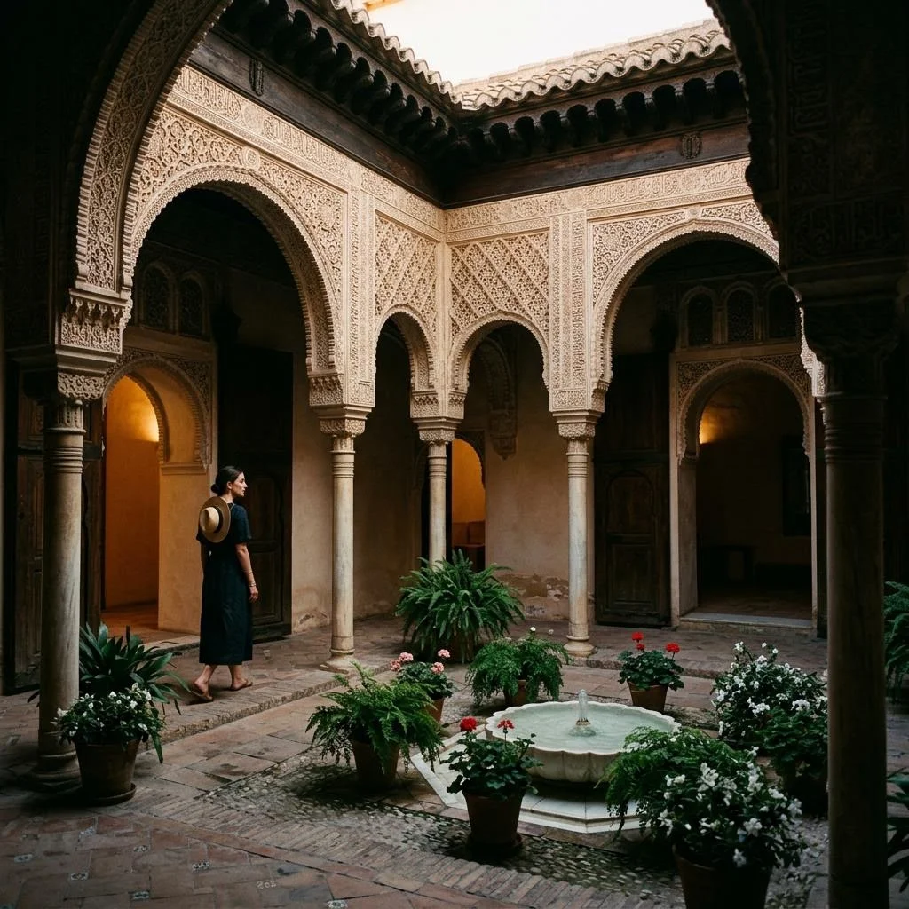 A curated view representing Spain